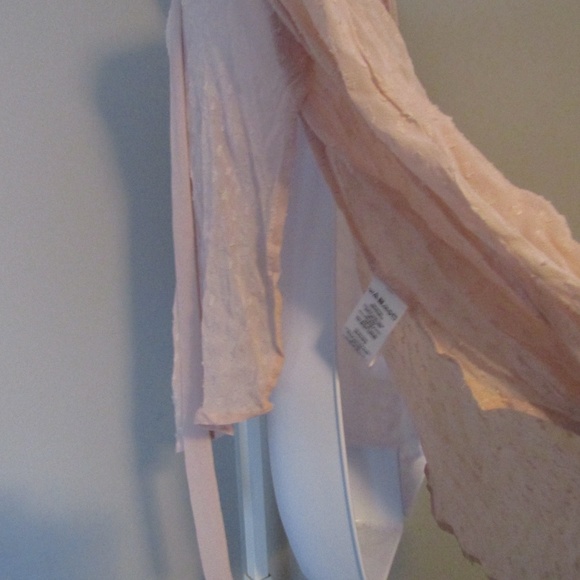 Kimchi Blue Top Blouse Pink Sz Small Long Sleeve - Picture 6 of 7